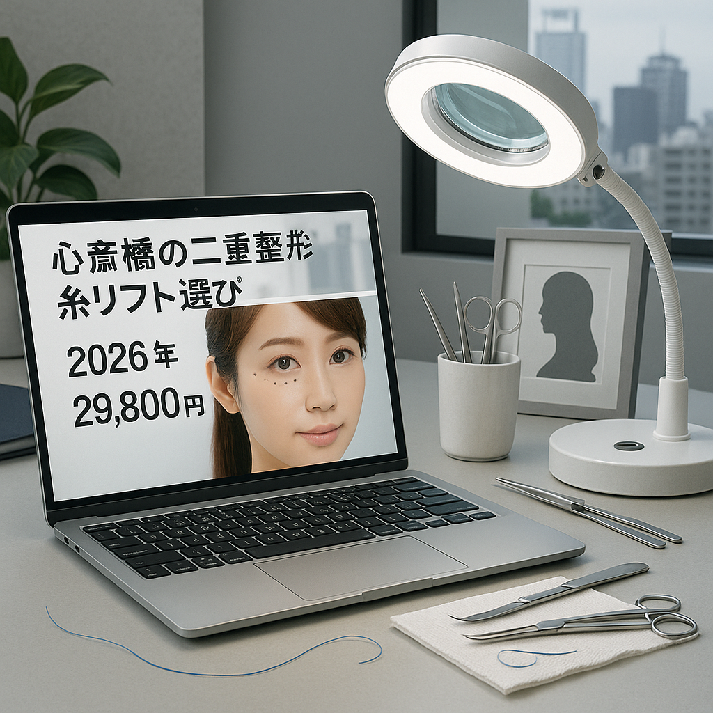 心斎橋の二重整形・糸リフト選び 2026年6月と29,800円